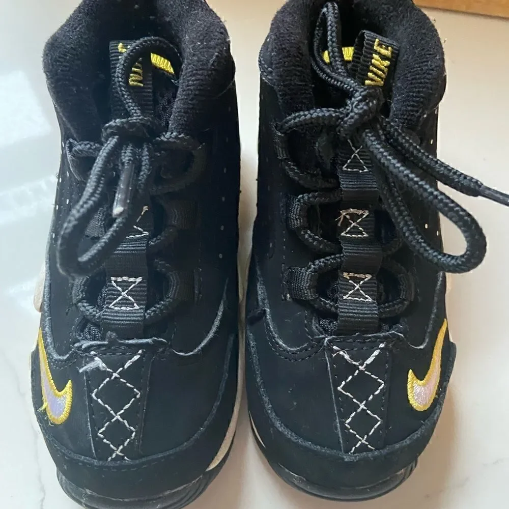 Nike Air Griffey Max II Baby Sneakers Black Lace Up Size 7C